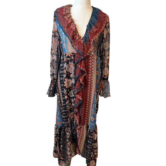 Zara Multicolor Maxi Dress - Picture 1 of 15